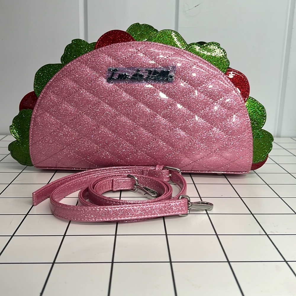 Lux de Ville Bashful Blush Sparkle Pink Taco Tuesday Purse 2021 - Discontinued